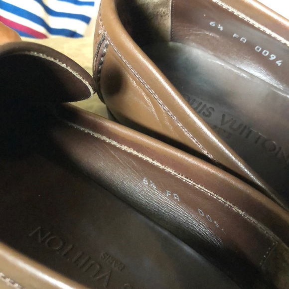 ❤️ Louis Vuitton Leather Dress Shoes Mens Size 6.5 - Picture 8 of 16